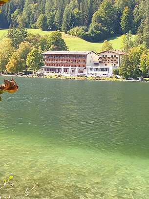 Hintersee mit Aktivzentrum Foto Hintersee mit Aktivzentrum